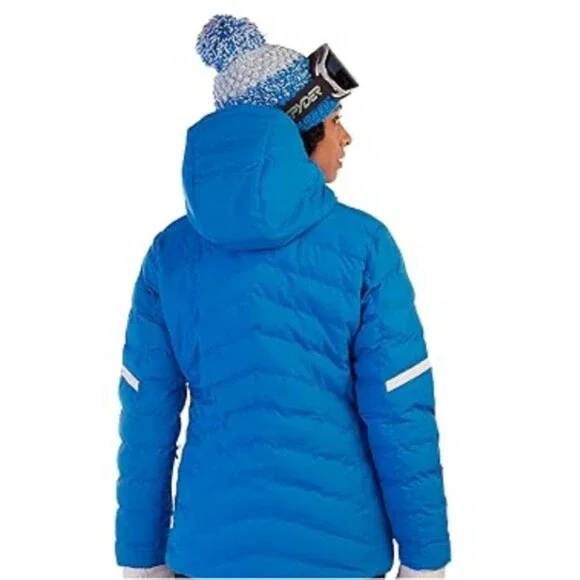 Spyder Women's Blue Brisk Synthetic Down Jacket Size Large